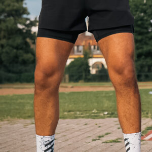 The WARNING Brand MANITUDO Running Short - Black